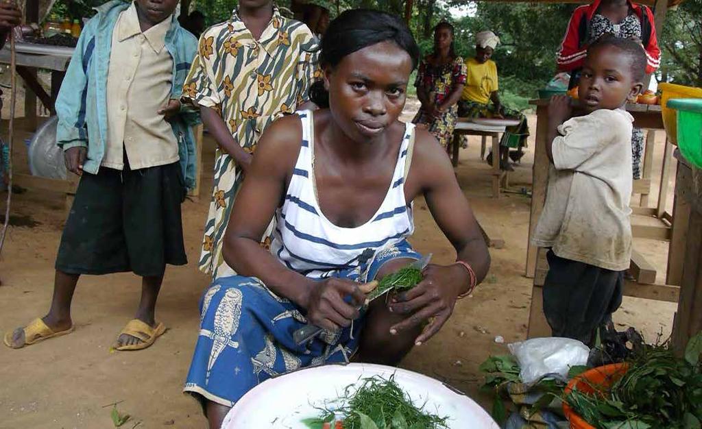 Foto: Matilda Hector Utbildning och mikrolån ger familjer försörjning, Centralafrikanska republiken En stor del av Centralafrikanska republikens befolkning lever under fattigdomsgränsen.