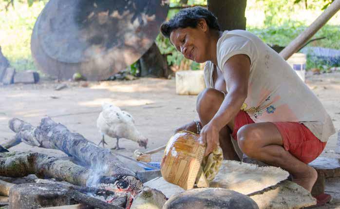 Foto: EFKs arkiv Trygg tillvaro för diskriminerade minoritetsfolk, Brasilien Omkring häften av minoritetsfolken i Brasilien, som tidigare främst levde i sina stammar, finns i dag i stadsmiljö.