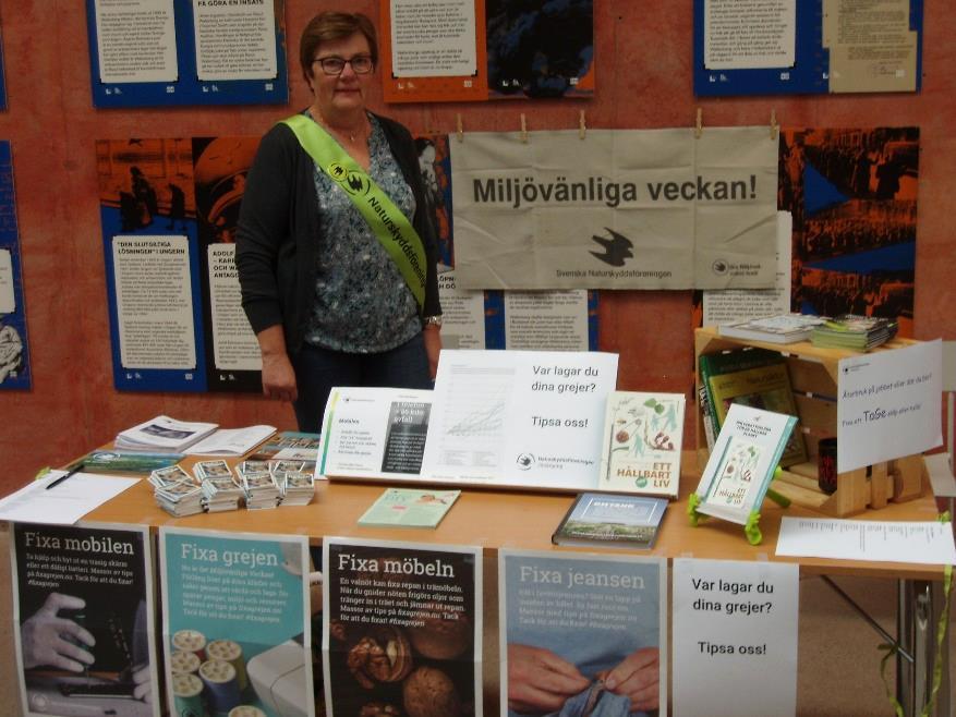 Miljövänliga veckan Fixa grejen Den regionala starten för Småland-Blekinge inför miljövänliga veckan genomfördes i Kalmar.