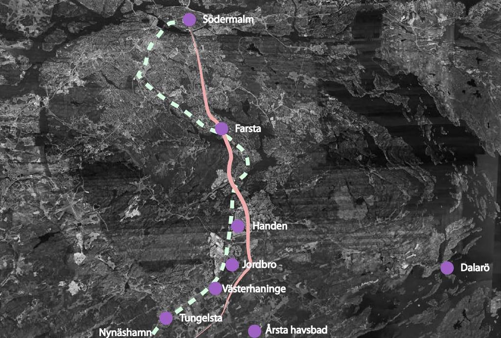 SAMMANHÅLLEN STAD Västerhaninge är ett stationssamhälle tydligt knutet till järnvägen där man ser sig som söderortsbor.