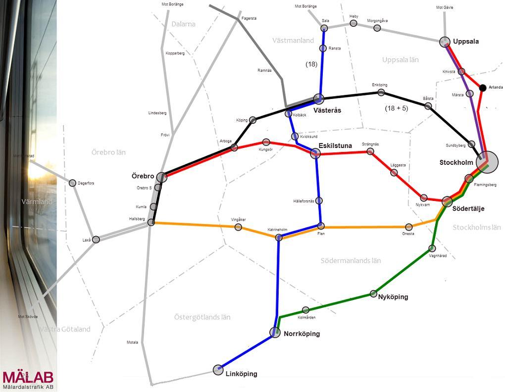 Sida 1 av 77 Framtidens regionaltågstrafik i Mälardalen Transrail Sweden AB, Januari 2015 1 1 Ursprunglig