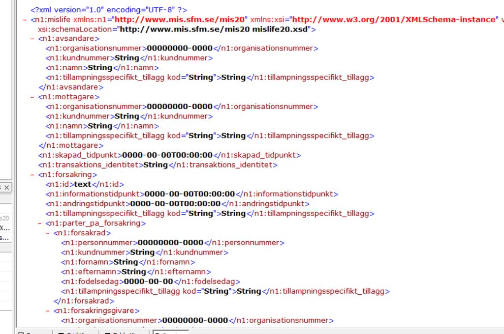 XSD/XML S4I,