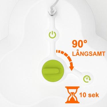 Andra sterila polyetylenslangar avsedda för parenteral användning är lämpliga förutsatt att dödvolymen inte överstiger 1 ml. 5. Galliad-generatorn är nu redo att användas. Eluering: 1.