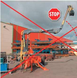 VARNING! Att inte följa dessa instruktioner kan skada de båda vippcylindrarna.