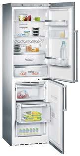 VITVAROR 25 Fristående Kyl/Frys med nofrost, 185 cm KG 36NAI22 Rostfri easyclean Multi Airflow-System - för snabbare ned-kylning hydrofresh-låda och coolbox - för längre hållbarhet 3 frysbackar,