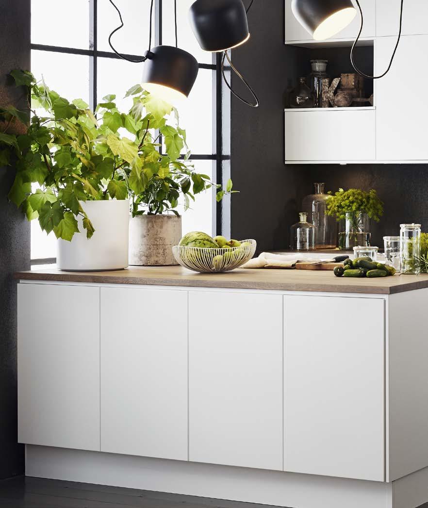 Köksmiljö Våra vitvaror är miljöeffektiva på flera sätt. De drivs med minimal energiförbrukning och håller högsta miljöklassificering.
