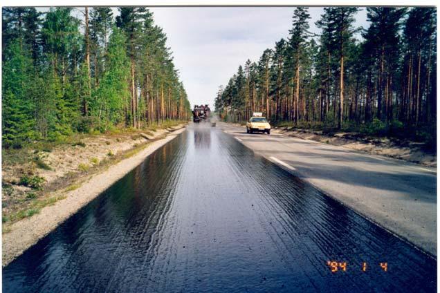 spridning av emulsion.
