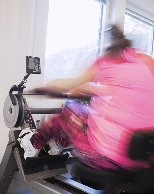 Aktiviteter i gymmet Dalheimers hus gym är öppet för alla och lämpligt för både idrottsoch rehabiliteringsträning.