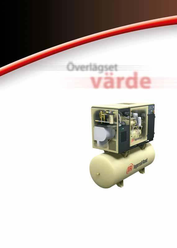 Skruvkompressorer UP5-Serien 11-37 kw Ypperligt pålitlig Maximal effektiv driftstid Ingersoll-Rand är så trygg med UP-Seriens prestanda att vi erbjuder en rad olika garantipaket som är avsedda att ge