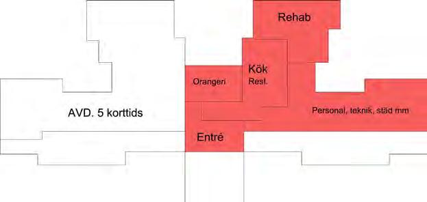 Dnr KA 2018/000795 Etapp 2 2022 Souterräng plan Plan 1 Tillfällig tillagning till