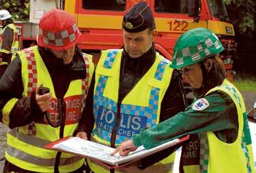 organisationsenheter som polis och ambulans, särskilt vid en komplex olycka t.ex. med hot eller gasutsläpp.