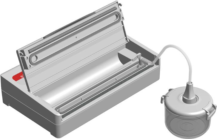 inte har stannat vakuumprocessen I tid och vätska har kommit in I vakuumkanalen kommer maskinen att stanna automatiskt. Indikatorn för vätska (Liquid block) kommer att tändas.