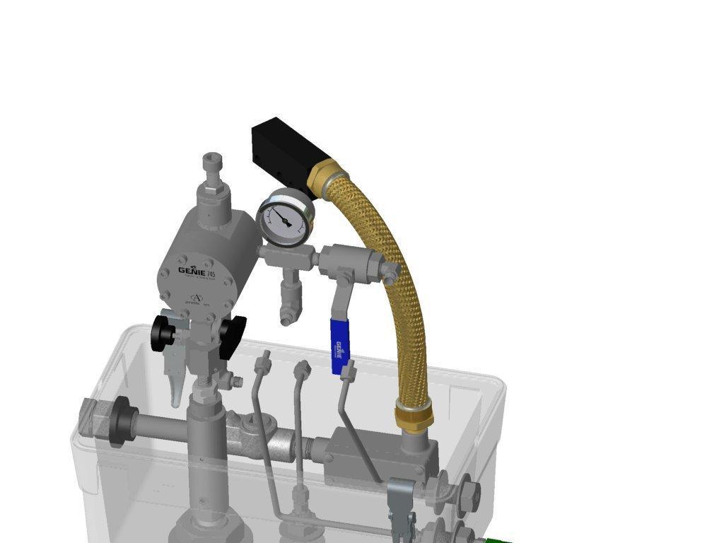 15 Using a leak detector, check for leaks at the following locations: process connection, probe packing seal, tubing connections, and any other additional connection made during the probe