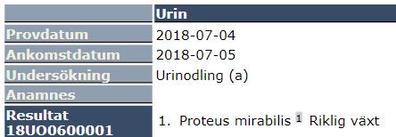 Hur skulle man kunna kodera ett odlingssvar? NPU-kod Förkortad nomenklatur Trivialnamn NPU06073 U(spec) Bakterie;taxon(proc) U Bakterieodling Resultat Fynd Snomed CT kod Vad är det som växer?