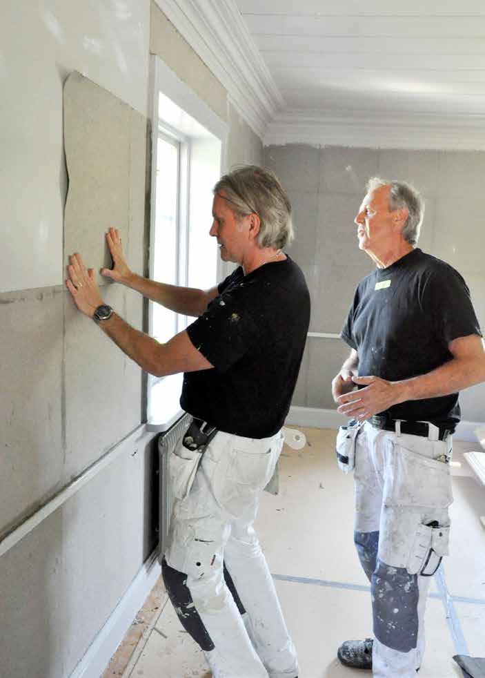 Lumppapp på 1700-talsvis en kul utmaning för Miljönären Miljönären målar bergsmansgården Gamla Staberg, utanför Falun, så att det uppstår en 1700-talskänsla.