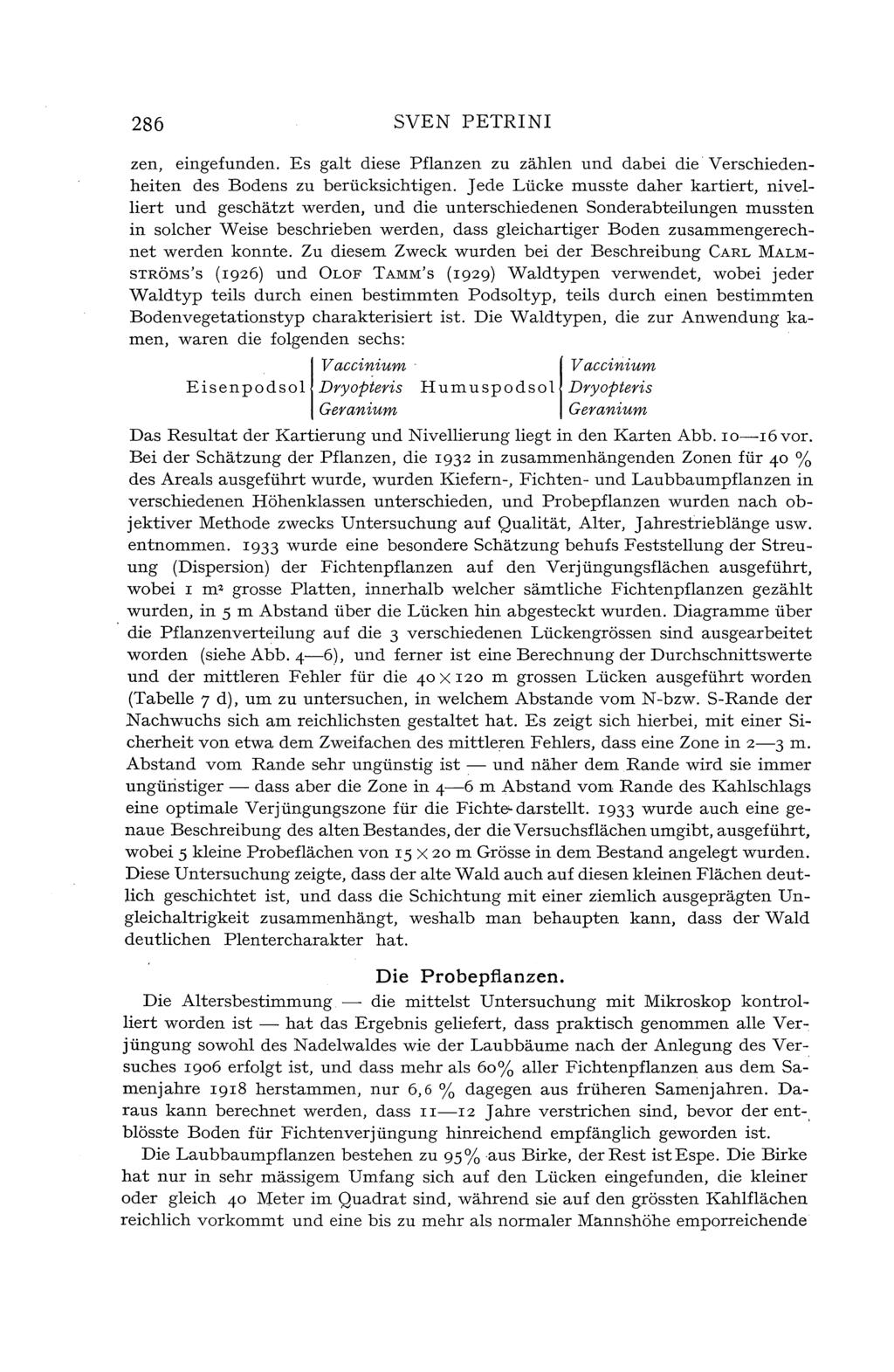 286 SVEN PETRINI zen, eingefunden. Es gat diese Pfanzen zu zähen und dabei die Verschiedenheiten des Bodens zu berucksichtigen.