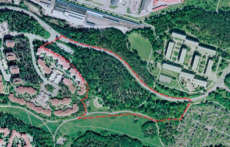 plantering samt ett mindre område för parkeringsändamål. Därför behöver kommunen upprätta en ny detaljplan som möjliggör bostäderna.