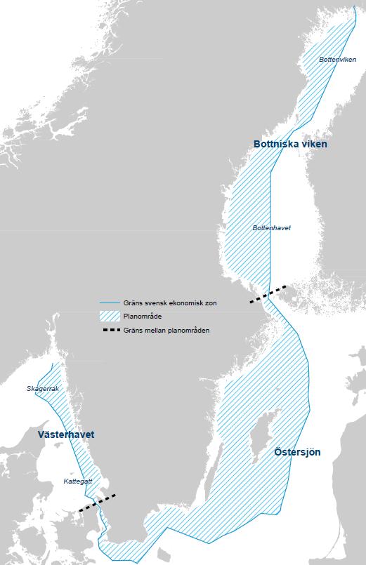 Den svenska havsplaneringen Ny nationell fysisk planering av havet i miljöbalken, 1 sept.