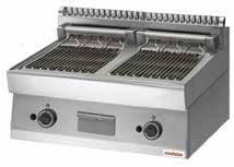 Elektrisk chark grill dubbel Modular Function 700 Artnr: 2674 Effekt: 400V, 8 KW.