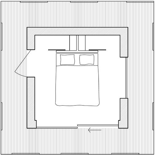 Arkitektritade hus som kan växa med dig 587 CM 387 CM FRIGGEBOD: H15 STORLEK 387 x 387 cm 387 CM 587 CM Designen är framtagen av oss arkitekter där den skandinaviska naturen möter den japanska