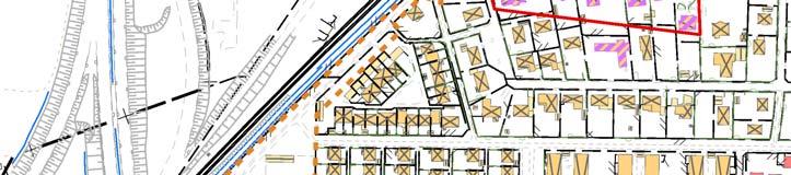 Denna del föreslås planläggas som park med möjlighet för gång-