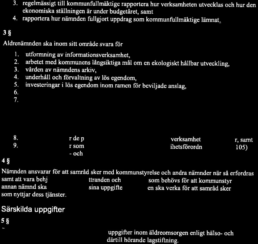 RONNEBY KOMMUNS FÖRFATTNINGSSAMLING REGLEMENTE FÖR ÄLonpwÄvnqnnw 3$ 3.