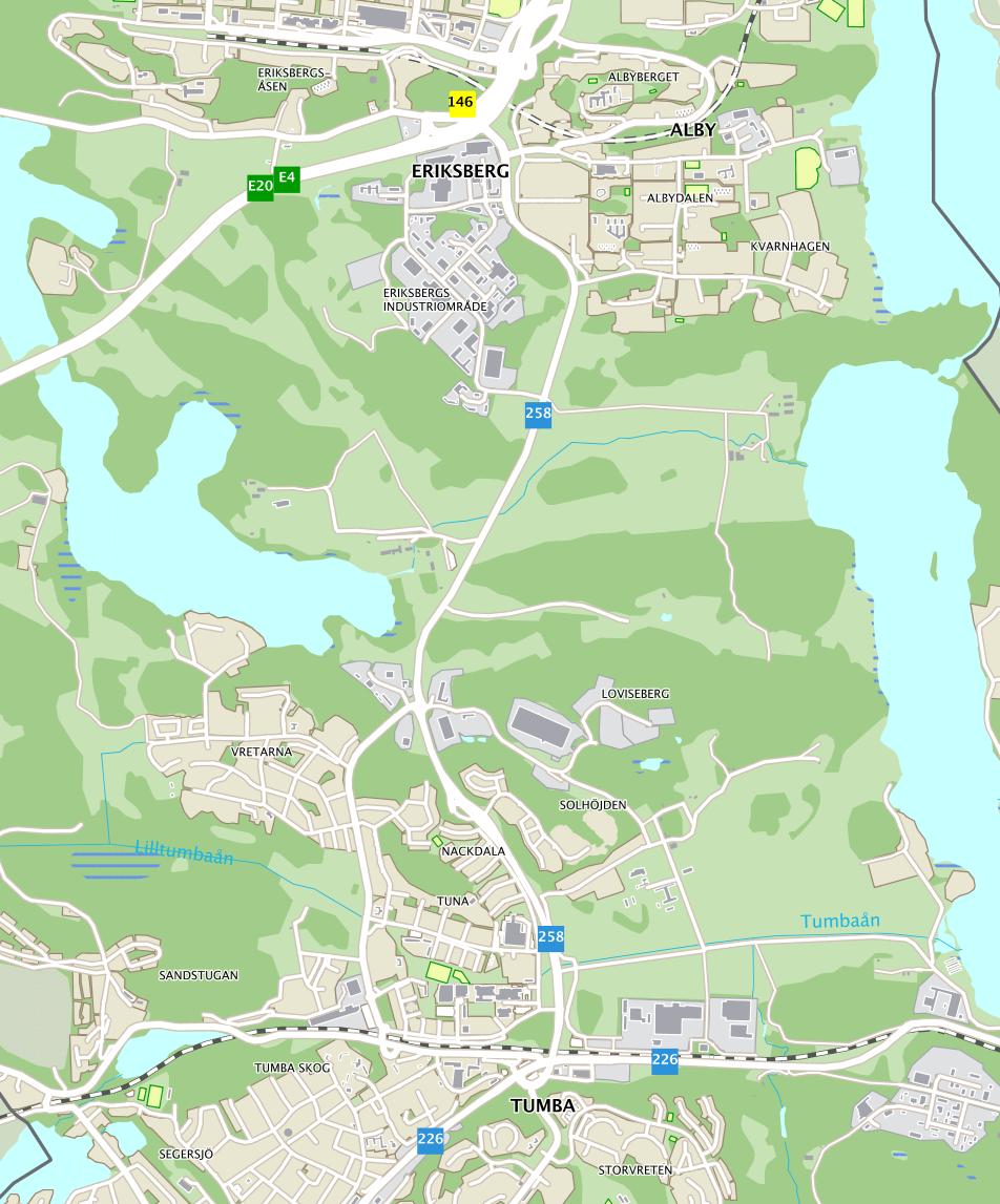 Hågelbyleden Skala 1:25600