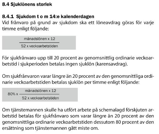 D. Karensavdrag enligt Tjänstemannaavtalet I och med att karensdagen har ersatts med karensavdrag har bestämmelsen om karensdag i Tjänstemannaavtalet ändras.