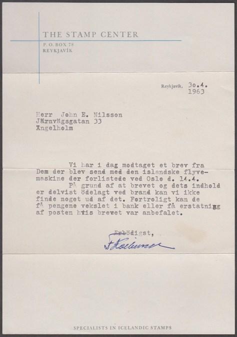 För er som inte har kvar Rapport 169 så följer här Gunnar Zetterbergs reportage: Flygolyckan på Nesöya den 14 april 1963.