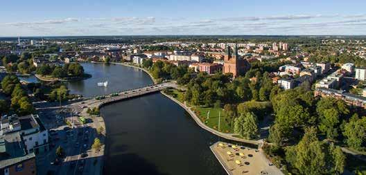 GRÖNPLAN REMISSVERSION 190114 Åstråket del 6 Närjeån från Gasverksbron på Väster och bron med E20 Fokusområden och målpunkter: Naturmark utanför värmeverket, kommunens mark, möjliggöra till gång
