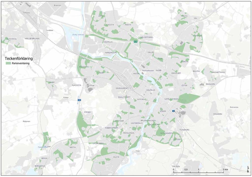 93 GRÖNPLAN REMISSVERSION 190114 och på landsbygden via Ekeby och Flacksta via en gc-väg