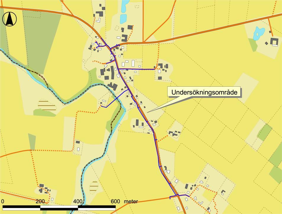Fig. 1. Skättilljungas läge i Kristianstads kommun. Fig. 2. Undersökningsområdets läge i Skättilljunga.