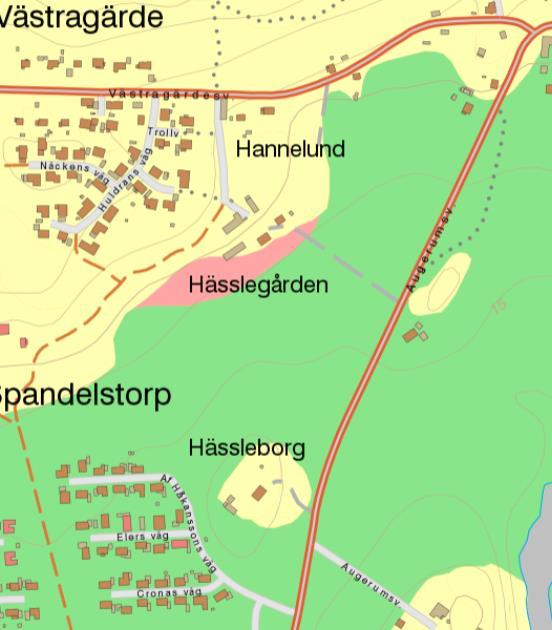 Figur 7 - SGU Genomsläpplighet (https://apps.sgu.se) Området som består av postglacial finsand har dock en hög genomsläpplighet. 3.