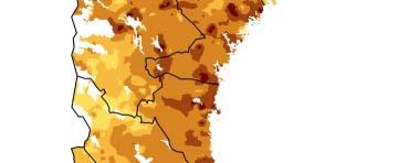 Antalet sysselsatta inom skogsnäringen var under 2007 ca 101 000 personer. Det är stora skillnader mellan hur virkesrika olika delar av landet är. Skillnaden speglar markens bördighet, s.