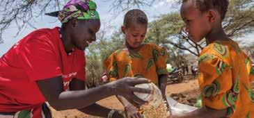 Tack vare ActionAid s starka lokala förankring har vi snabbt kunnat sätta igång med akuta katastrofinsatser.