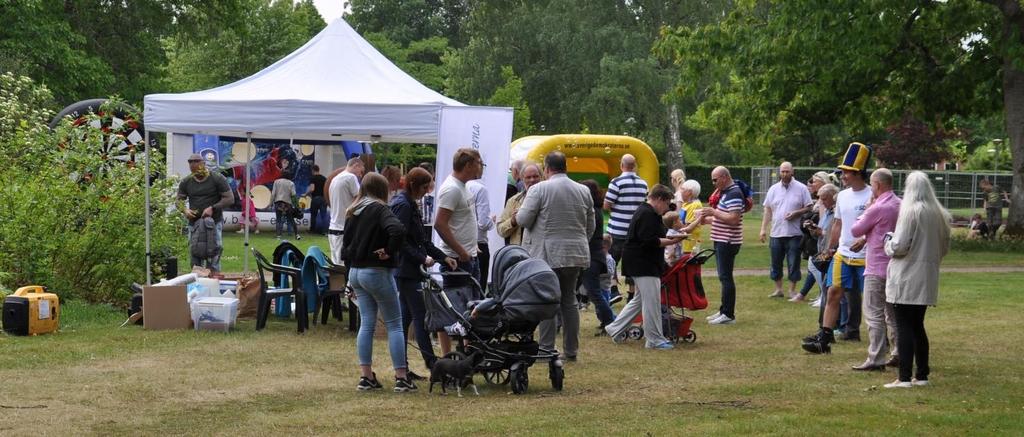 Nationaldagsfirande i Klippan För femte året i följd arrangerade SD Klippan ett Nationaldagsfirande i Stadsparken.