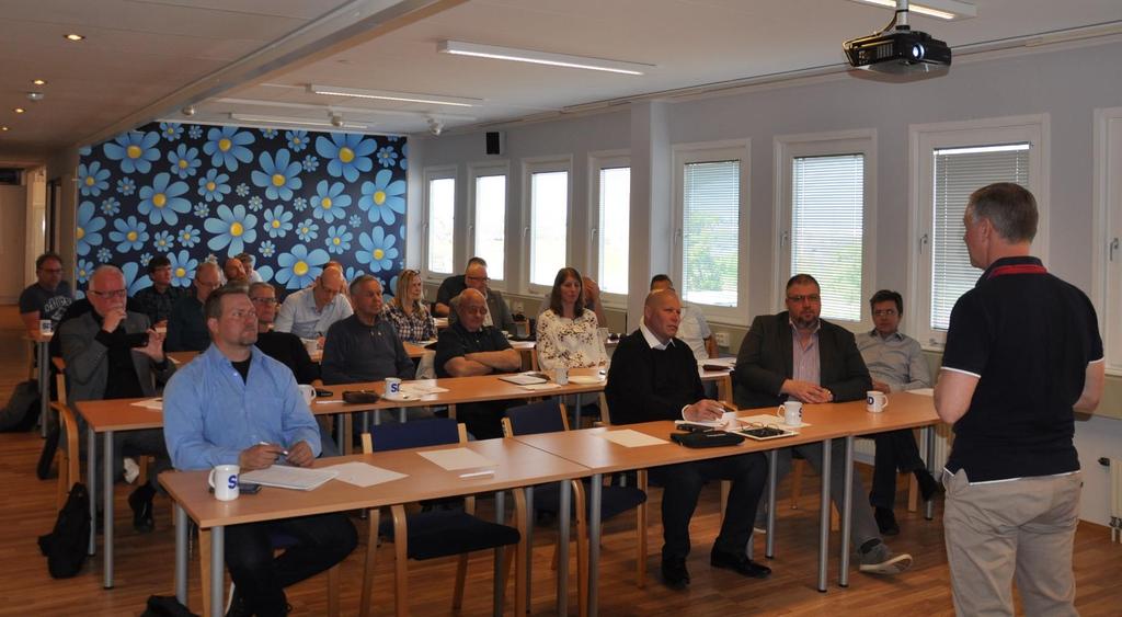 Ordförandeträff Söndagen den 14 maj hölls en Ordförandeträff i Malmö.