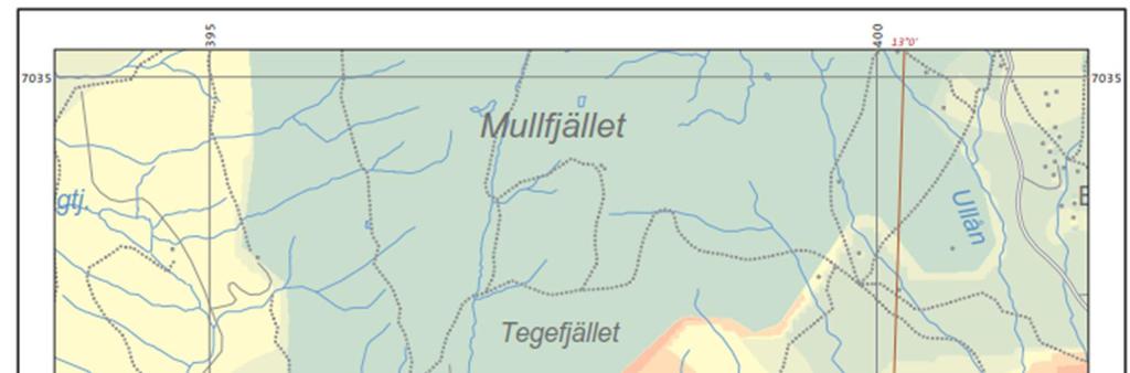 Enligt SGU:s jordartskarta består naturlig lagrade jordar i området av isälvssediment med ett djup