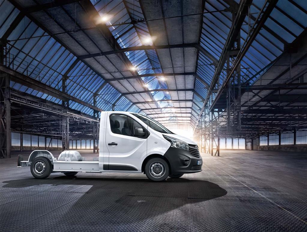 PLATFORM CAB. Oslagbar ombyggnadspotential, ett läckert utseende och imponerande flexibilitet Vivaro Platform Cab anpassar sig perfekt till dina behov.