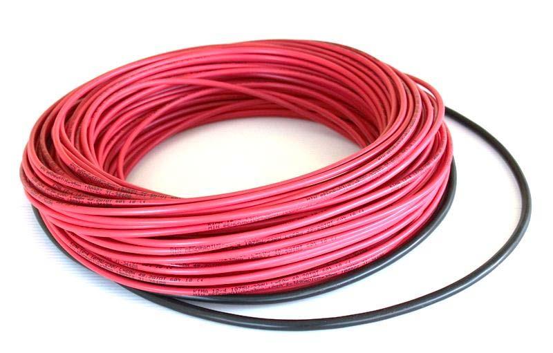 KIMA Dark Red 18 W/m KIMA Dark Red 18 används som golvvärme för tunna golv vid renovering, ombyggnad, tillbyggnad och nybyggnation med underliggande betongkonstruktion i våta och torra utrymme.