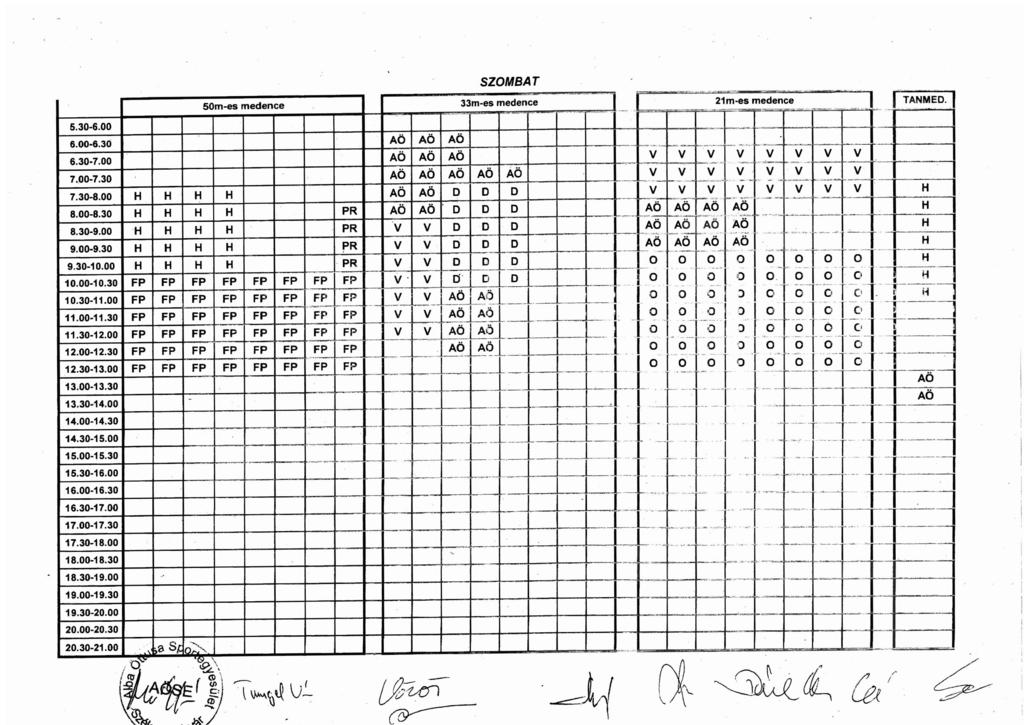 SZOMAT 5.30-6.00 6.00-6.30 6.30-7.00 7..00-7.30 7.30-8.00 8.00-8.30 ~ 8.30-9.00 Q nn.g.30 ~ 10.00-10.30 10.30-11.00 11.00-11.30 11~O-12.00 F=P 12.00-12.30 13.00-13.30 13.30-14.00 14.30-15.00 15.00-15.