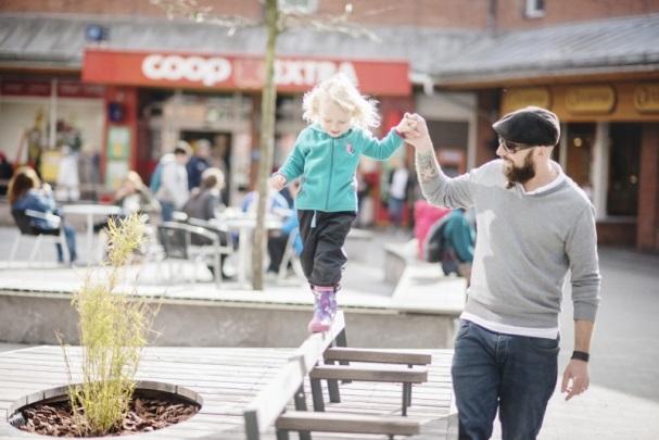 12 GÅNGPLAN FÖR HUDDINGE KOMMUN - REMISSVERSION ett rikare stadsliv som påverkar områdens identitet och hur de uppfattas av boende och besökare. Figur 3.