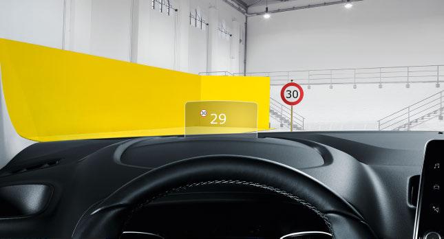 Head-Up Display : Projicerar relevant information för ökad säkerhet i synfältet så att du kan hålla ögonen på vägen. 4.