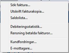 10 Kundreskontra Hämtning från plus- respektive bankgiro används för att hämta betalningarna maskinellt. Särskilda tilläggsprogram behövs för dessa tjänster.
