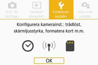 Upprätta en Bluetooth-anslutning Om du vill ansluta kameran till en smartphone via Bluetooth, läs guiden Enkel anslutning till Camera Connect