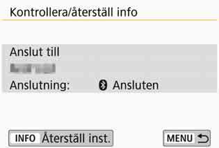 21), väljer du [Kontrollera/ återställ info] och trycker på <0>. 2 Tryck på knappen <B>. 3 Ta bort enhetens registrering.