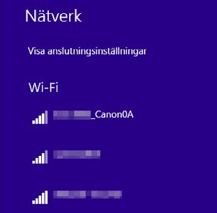 Upprätta en Wi-Fi-anslutning Använda datorn-1 Datorskärm (exempel) 5 Välj SSID och ange lösenordet.