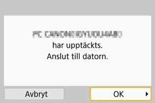 Klicka på [Connect/Anslut].