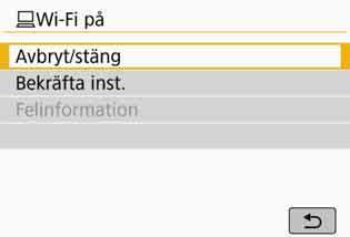 [Connect/ Anslut]. Använda kameran-3 Upprätta en Wi-Fi-anslutning.