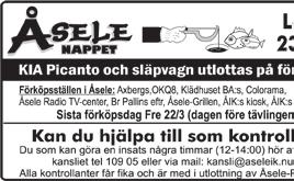 Manusstopp torsdagar kl 15.00! GAFSELE FVO kallar fiskerättsägare och bybor till ÅRSMÖTE den 21/3 kl 19.00 på Bygdegården. Vi bjuder på fika.